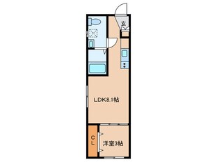 CELENEST名駅西の物件間取画像